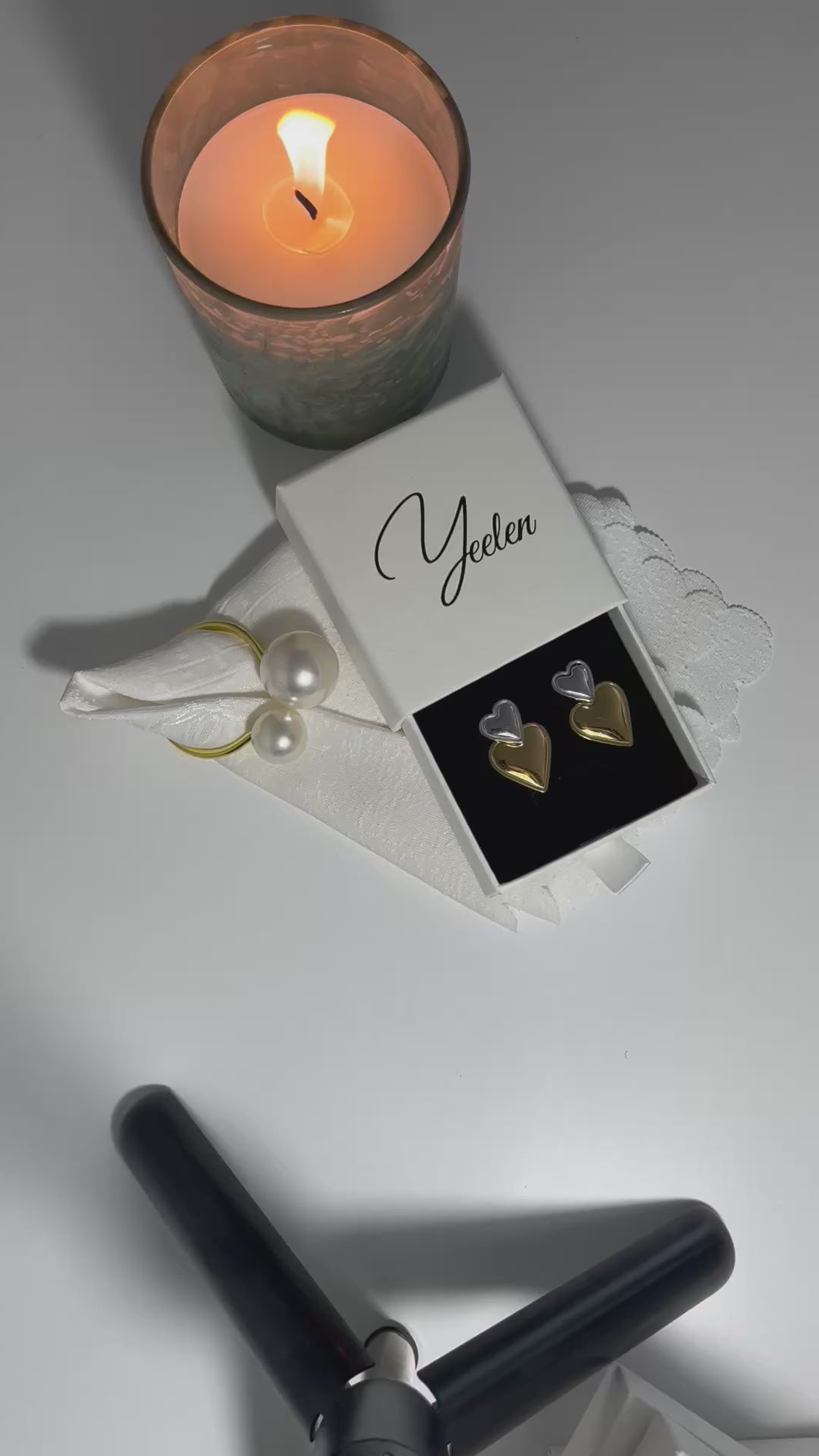 Flamme du cœur Boucles d’oreilles