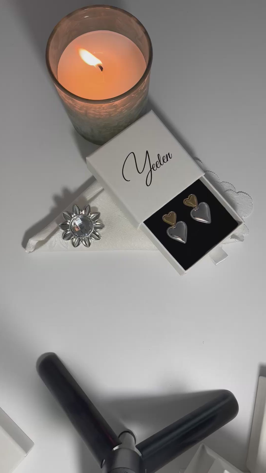 Flamme du cœur Boucles d’oreilles